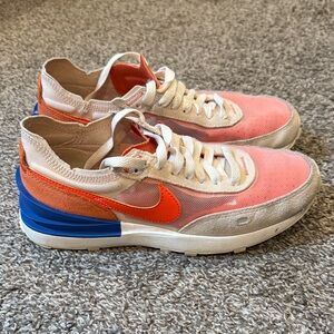 Nike Vibrant Sneakers with Blue Accents